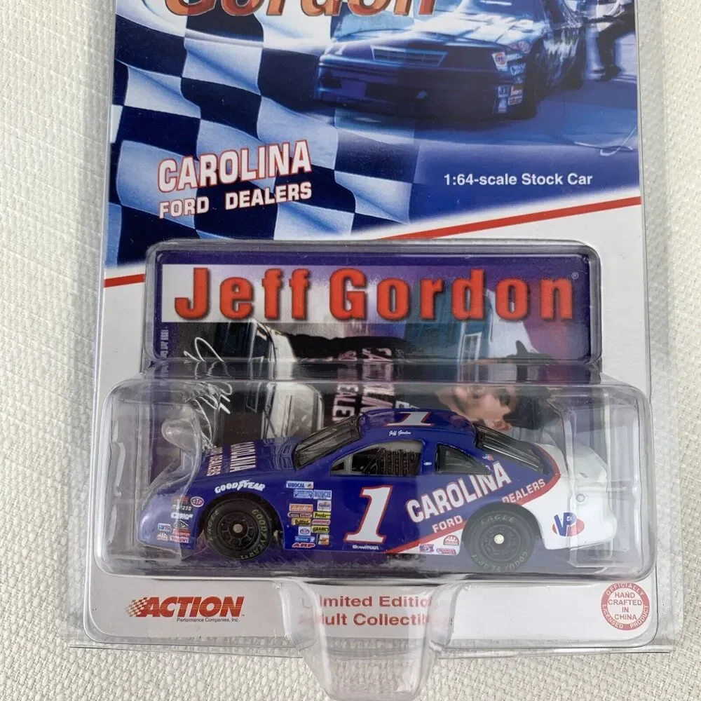 1991 Action Jeff‎ Gordon #1 Carolina Ford Dealers Thunderbird 1:64 NASCAR LE